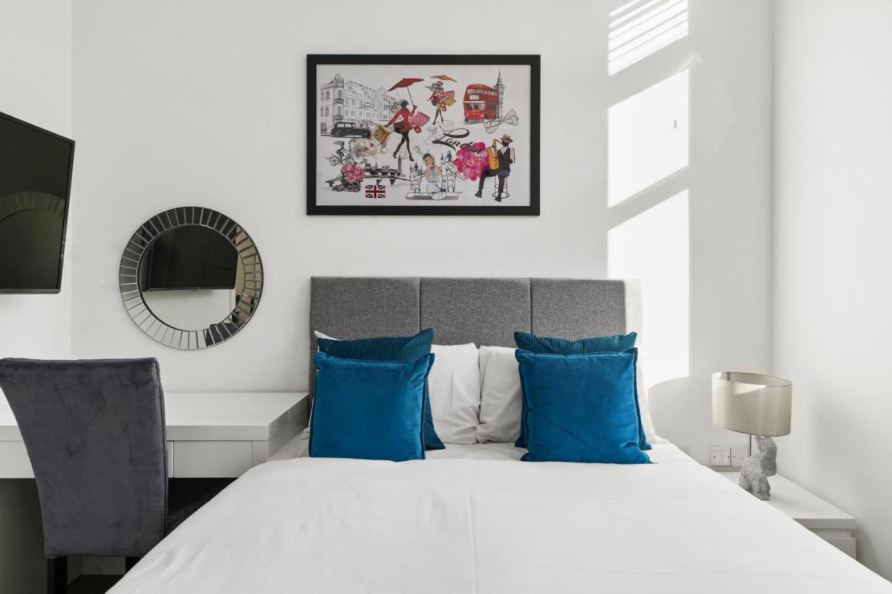 City Prime Apartments Лондон Екстер'єр фото A bedroom at the hotel